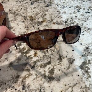 Maui Jim Stingray Tortoise Sunglasses with Amber Accents